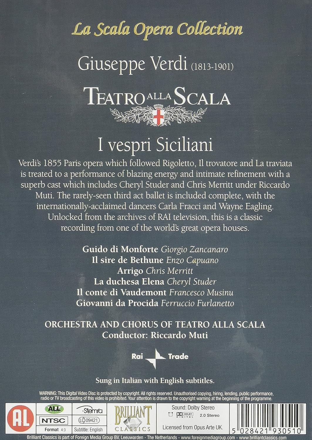La Scala Opera Collection: Verdi - I Vespri Siciliani