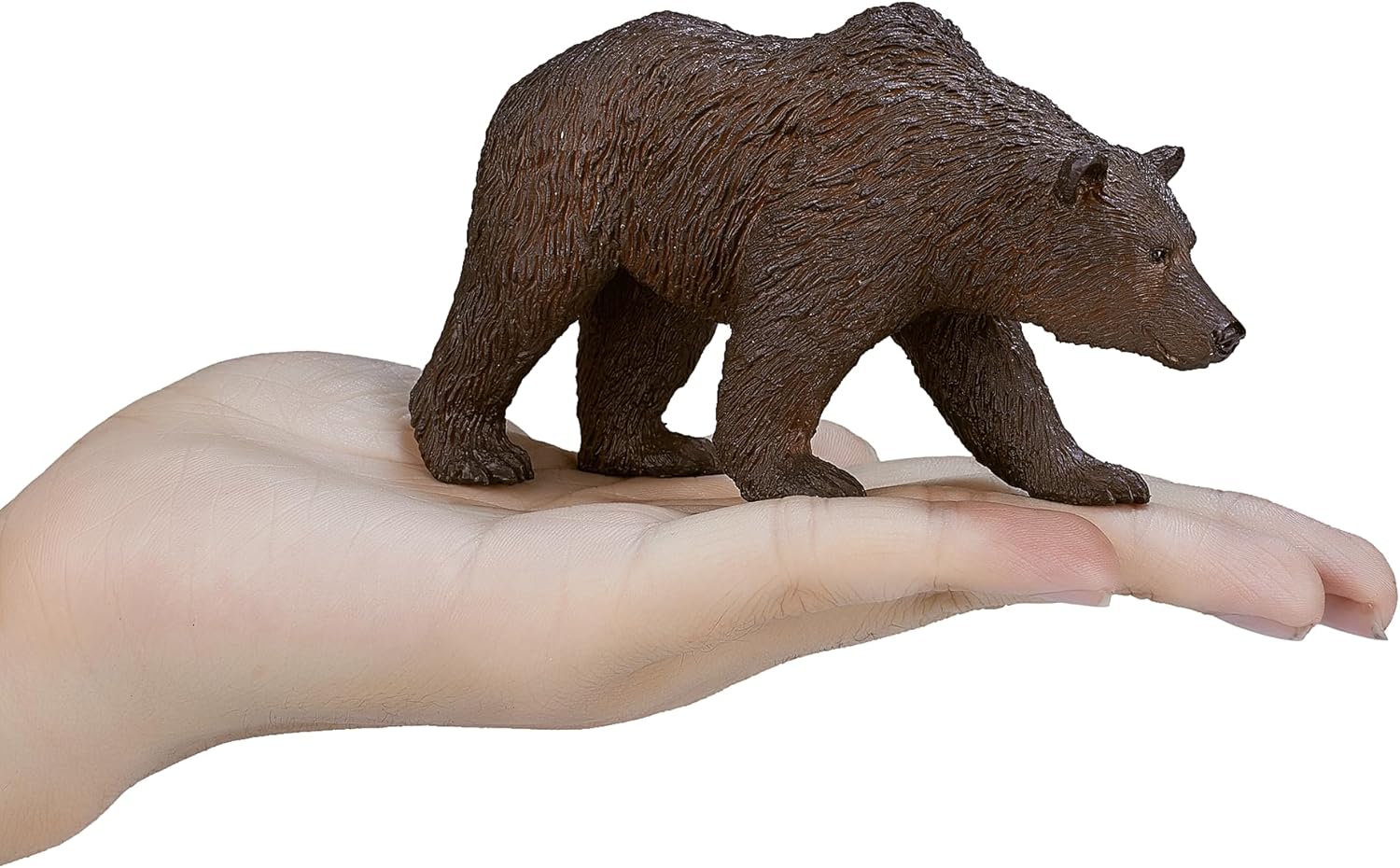 MOJO – Woodland Wonderland Starter Set with Iberian Lynx, Grizzly Bear, White Tailed Deer Buck and Standing Wolf | Hand-Painted Toy Figure | Woodland Collection