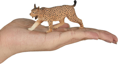 MOJO – Woodland Wonderland Starter Set with Iberian Lynx, Grizzly Bear, White Tailed Deer Buck and Standing Wolf | Hand-Painted Toy Figure | Woodland Collection