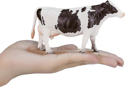 MOJO – Farmland Fun Starter Set with Shetland Pony, Holstein Cow, Romney Sheep Ewe and Cockerel | Hand-Painted Toy Figure | Farmland Collection