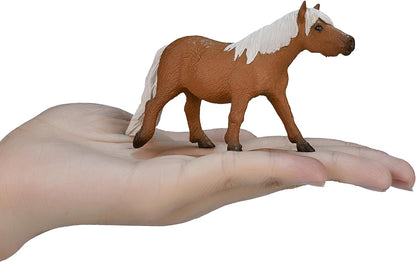 MOJO – Farmland Fun Starter Set with Shetland Pony, Holstein Cow, Romney Sheep Ewe and Cockerel | Hand-Painted Toy Figure | Farmland Collection