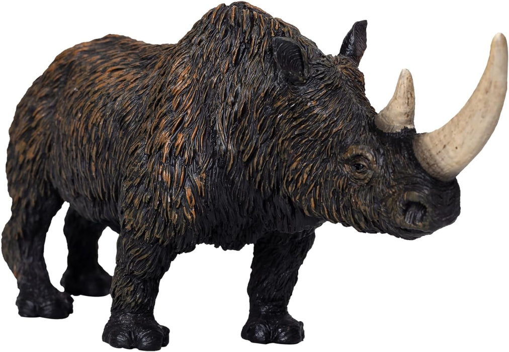 MOJO Woolly Rhino Prehistoric Animal Toy Figure Extinct Dinosaur for Play and Collection