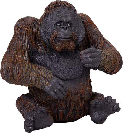 MOJO Orangutan Wildlife Model Animal Toy Figure for Play and Collection