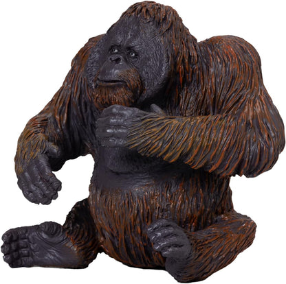 MOJO Orangutan Wildlife Model Animal Toy Figure for Play and Collection