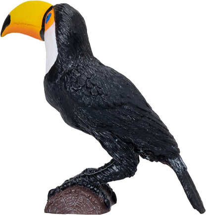 MOJO Toucan Bird Wildlife Animal Avian Model Toy Figure for Play and Collection