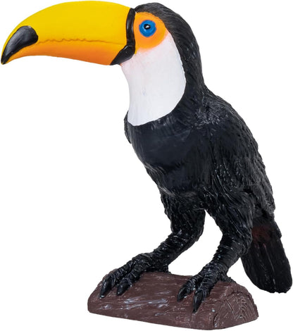 MOJO Toucan Bird Wildlife Animal Avian Model Toy Figure for Play and Collection