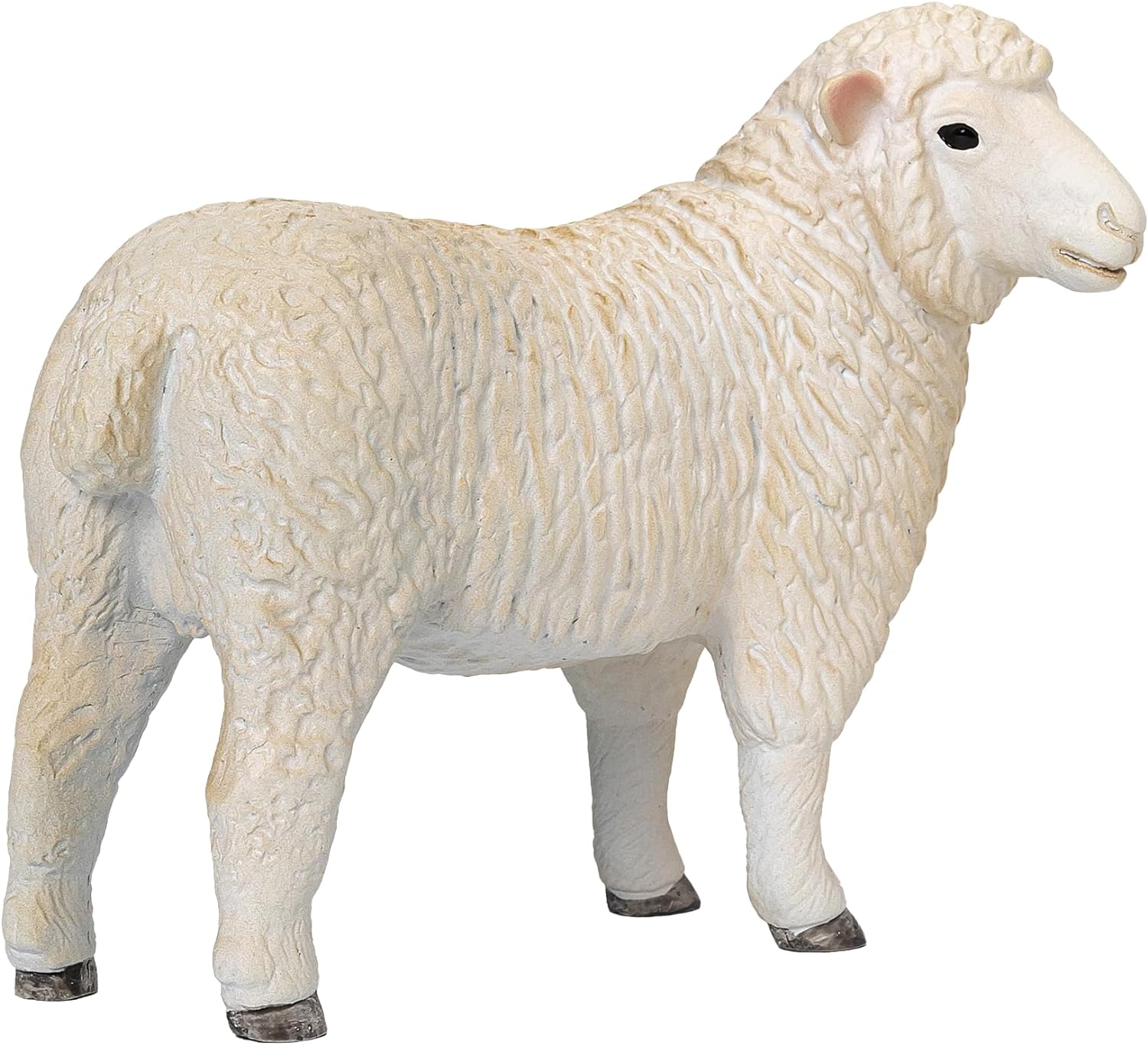 MOJO Romney Sheep Ewe Farmlife Farmland Wildlife Animal Model Farm Cute Toy Figure for Play and Collection