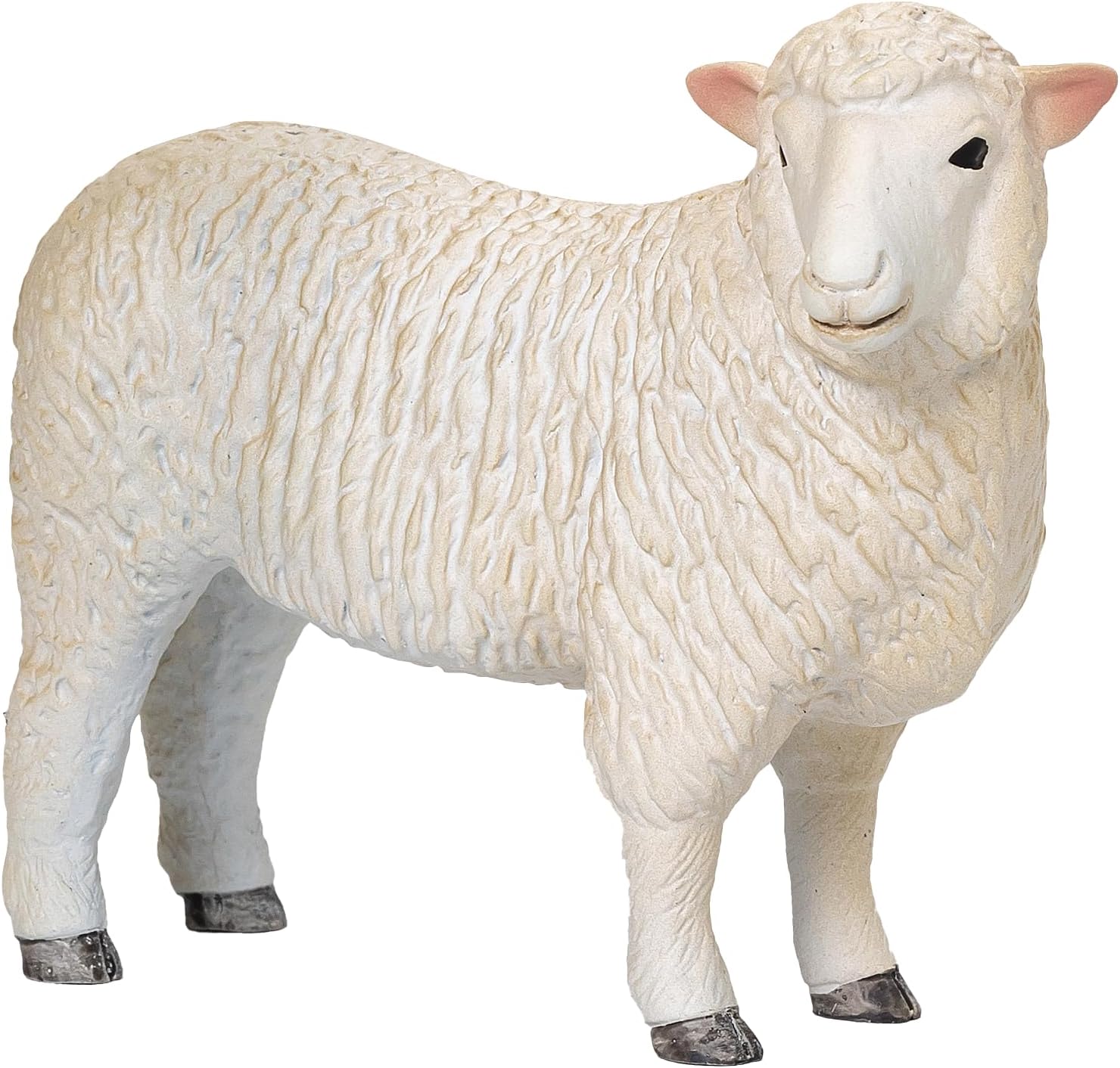 MOJO Romney Sheep Ewe Farmlife Farmland Wildlife Animal Model Farm Cute Toy Figure for Play and Collection