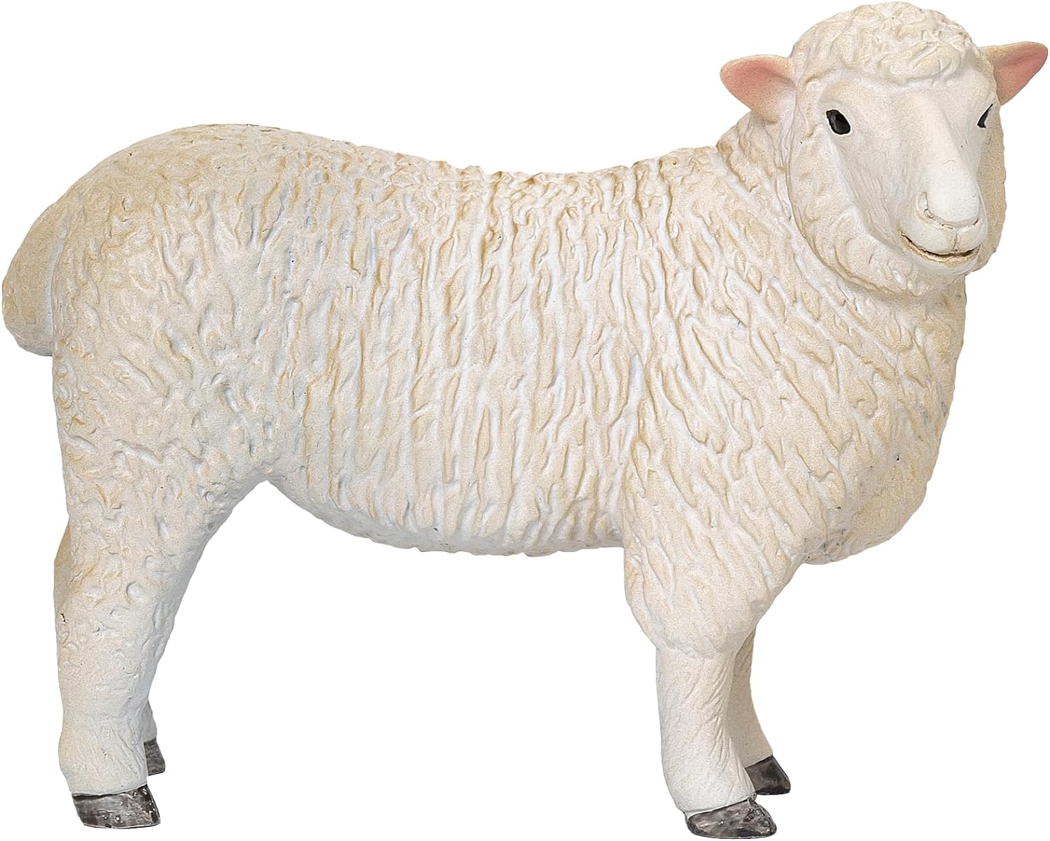 MOJO Romney Sheep Ewe Farmlife Farmland Wildlife Animal Model Farm Cute Toy Figure for Play and Collection