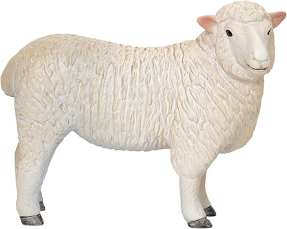 MOJO Romney Sheep Ewe Farmlife Farmland Wildlife Animal Model Farm Cute Toy Figure for Play and Collection