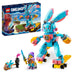 LEGO DREAMZzz Izzie and Bunchu the Bunny Set, Buildable Toy Rabbit Figure with Roller Skates, Build in 2 Ways for Imaginative Play Based on the TV Show, Animal Toys for Kids, Boys, Girls Aged 7+ 71453