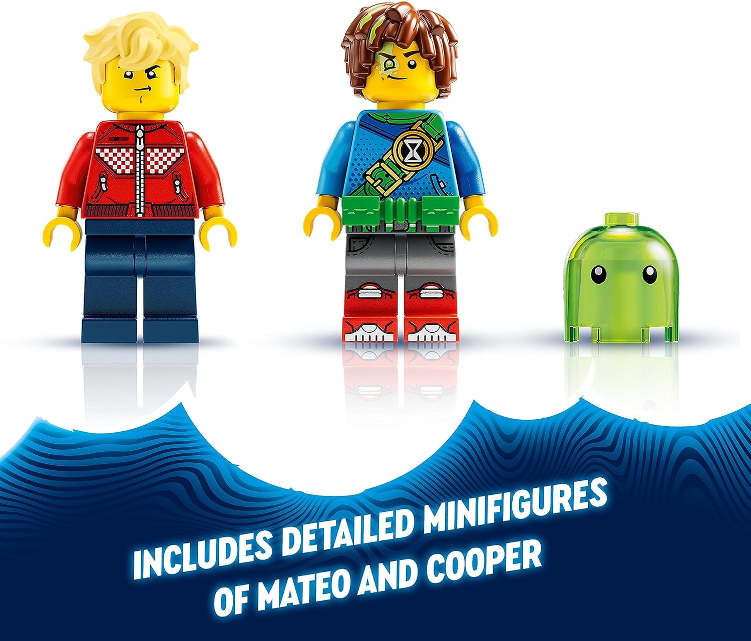 LEGO DREAMZzz 2-in-1 Der Albwärter, Monster-Figuren Set, verwandle Z-Blob in EIN Miniflugzeug oder Hoverbike, enthält 2 Minifiguren aus der TV-Show, Spielzeug für Kinder ab 7 Jahren 71455