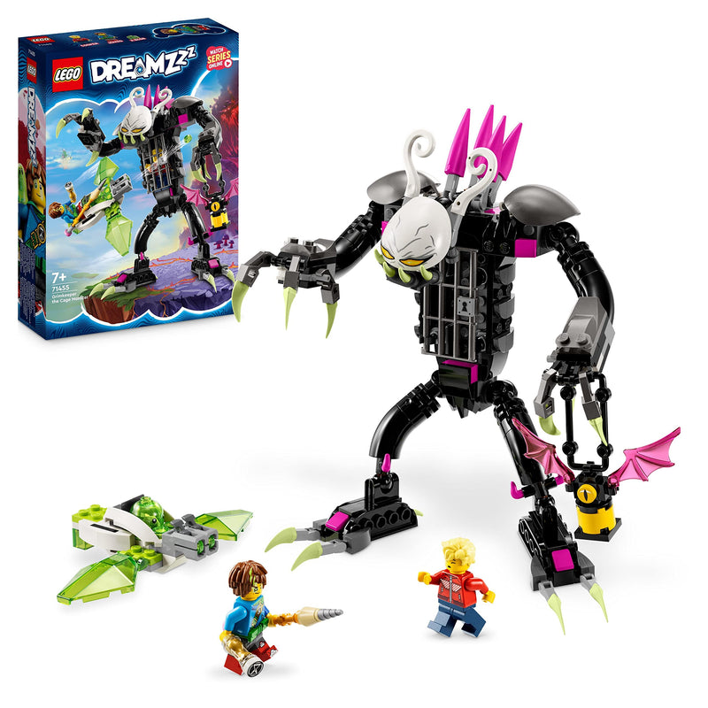 LEGO DREAMZzz 2-in-1 Der Albwärter, Monster-Figuren Set, verwandle Z-Blob in EIN Miniflugzeug oder Hoverbike, enthält 2 Minifiguren aus der TV-Show, Spielzeug für Kinder ab 7 Jahren 71455