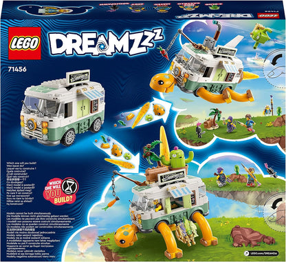 LEGO DREAMZzz Mrs. Castillo's Turtle Van Set, Build a Toy Camper Vehicle from the TV Show in 2 Ways, With Mateo, Zoey and Z-Blob Characters, Toys for Kids, Boys, Girls Aged 7+ (Pre-Order Now) 71456