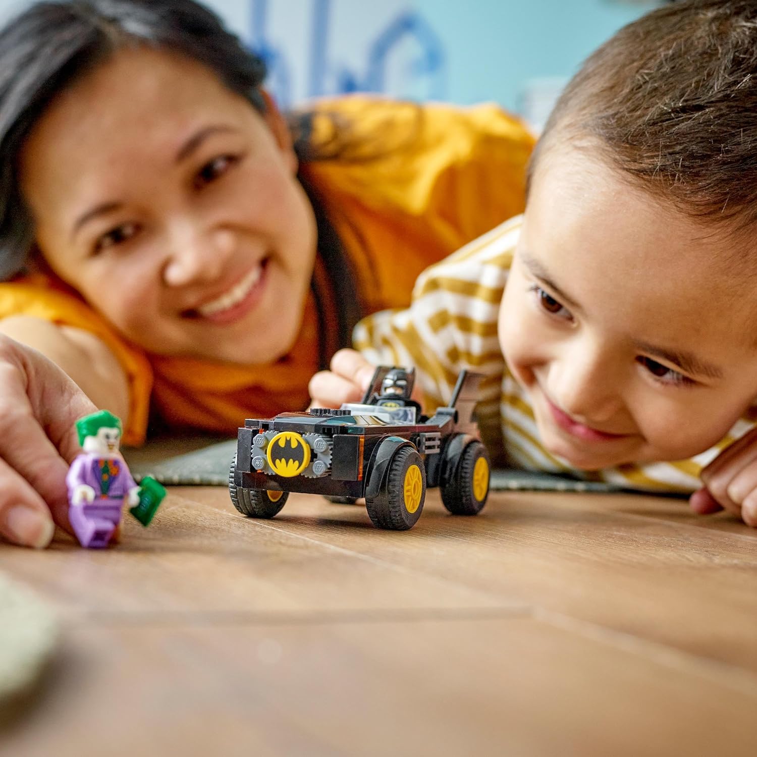 LEGO DC Batmobile Pursuit: Batman vs. The Joker Toy Car Playset, Super Hero Starter Set with 2 Minifigures, Toys for Preschool Kids, Boys, Girls Aged 4 Plus Years Old, Quick and Fun Build 76264 TOY_BLOCK