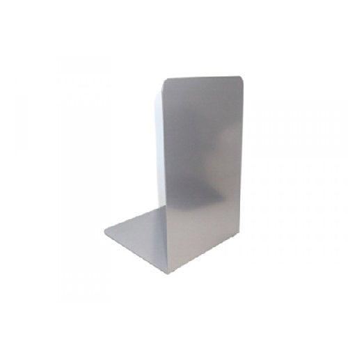 L-Shaped Bookends in Grey Metal 125 x 125 x 195 cm Item 7251 g
