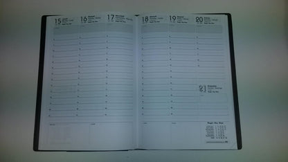 Weekly Planner Weekly F. to 15 x 21 cm Blue Cover