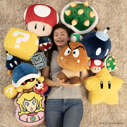 Club Mocchi Mocchi- Super Mario Plush - Super Star Plushie - Squishy Collectible Mario Toys and Plushies