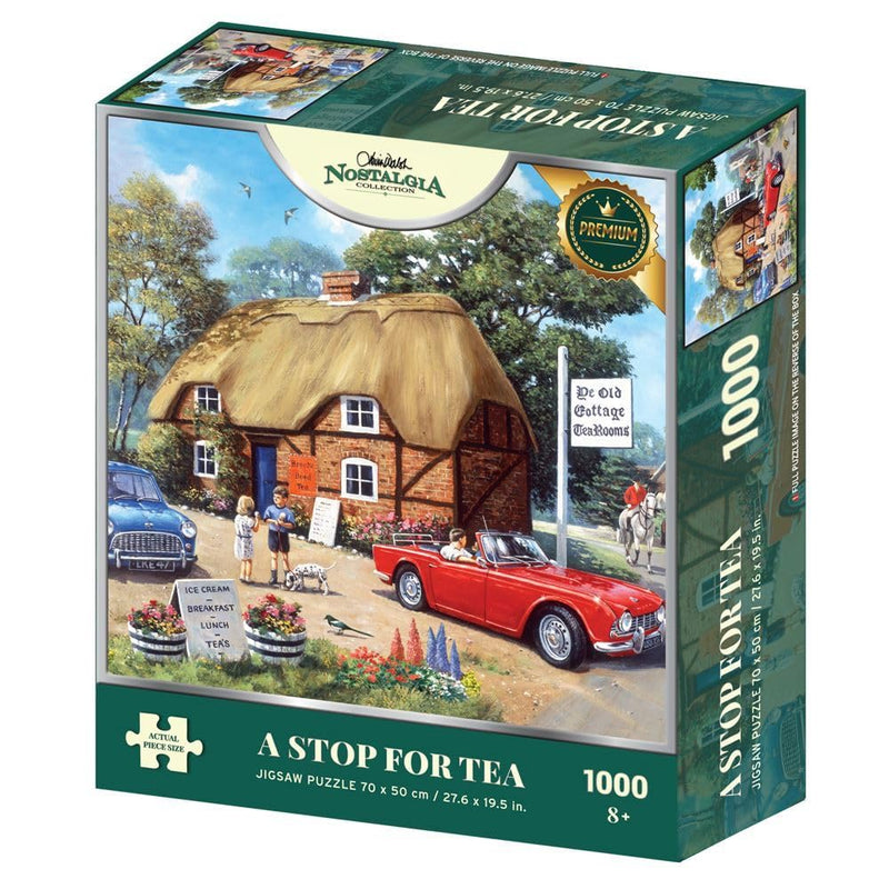 Kevin Walsh Nostalgia A Stop for Tea 1000pc Jigsaw Puzzle