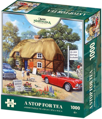 Kevin Walsh Nostalgia A Stop for Tea 1000pc Jigsaw Puzzle