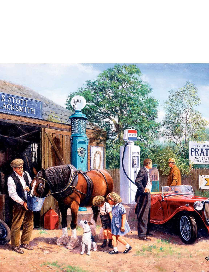 Kevin Walsh K33005 Nostalgia Taking on Fuel 1000 Piece Jigsaw Puzzle, Multicoloured, 16 year70 x 50 cm s