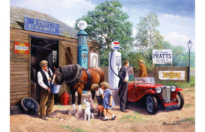 Kevin Walsh K33005 Nostalgia Taking on Fuel 1000 Piece Jigsaw Puzzle, Multicoloured, 16 year70 x 50 cm s