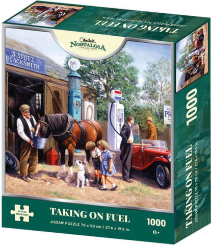 Kevin Walsh K33005 Nostalgia Taking on Fuel 1000 Piece Jigsaw Puzzle, Multicoloured, 16 year70 x 50 cm s