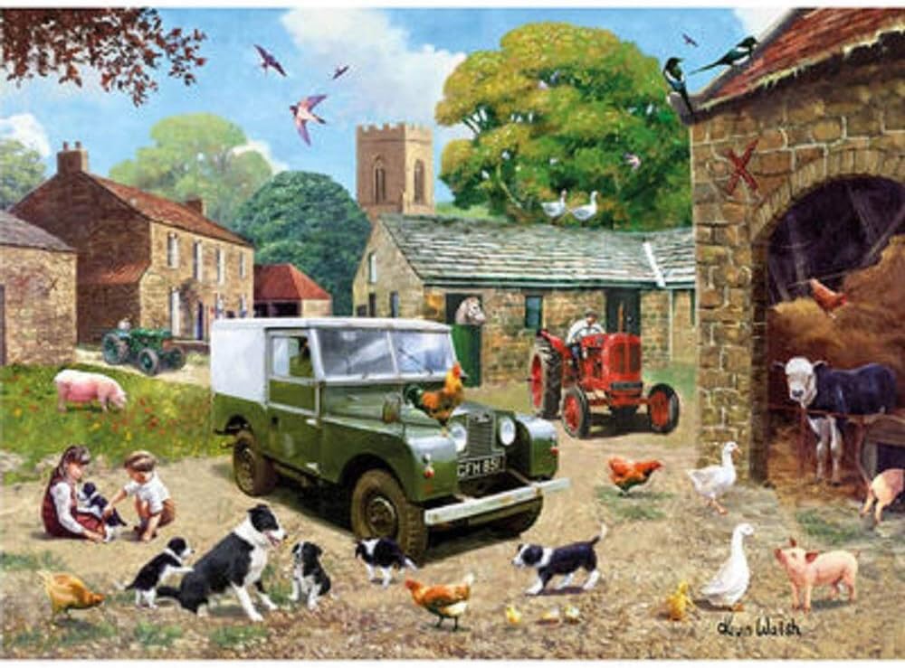 Kevin Walsh K33012 Nostalgia Down on The Farm - Puzzle (1000 Piezas