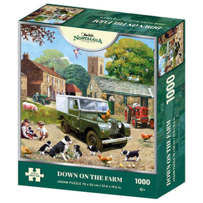 Kevin Walsh K33012 Nostalgia Down on The Farm - Puzzle (1000 Piezas