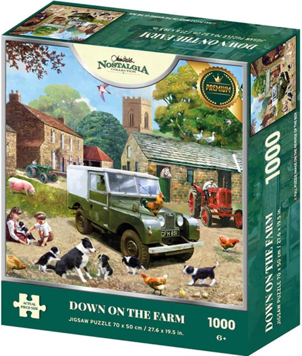 Kevin Walsh K33012 Nostalgia Down on The Farm - Puzzle (1000 Piezas