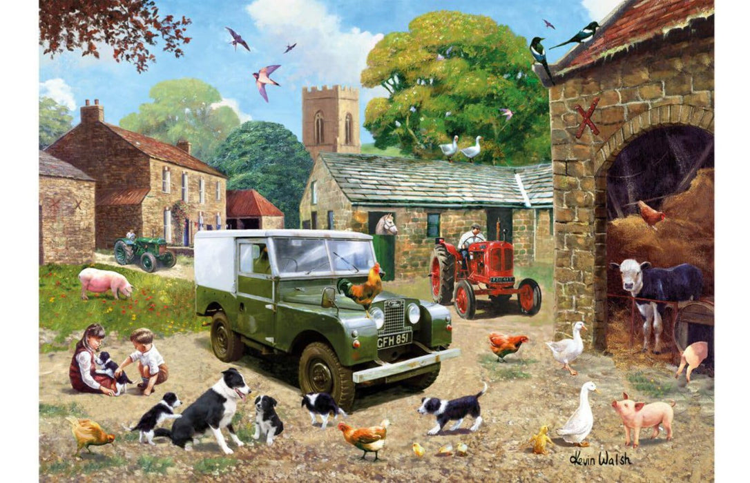 Kevin Walsh K33012 Nostalgia Down on The Farm - Puzzle (1000 Piezas