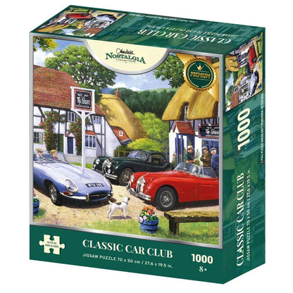 Kevin Walsh Nostalgia Collection Classic Car Club 1000 Piece Jigsaw Puzzle