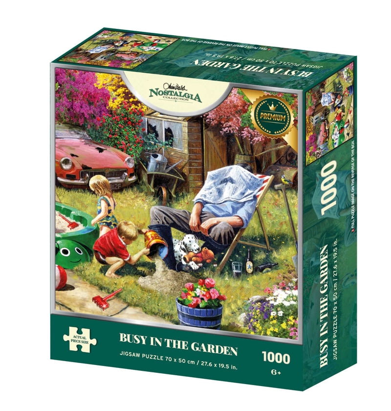 1000 Piece Jigsaw Puzzle | Busy in the Garden