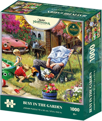 1000 Piece Jigsaw Puzzle | Busy in the Garden