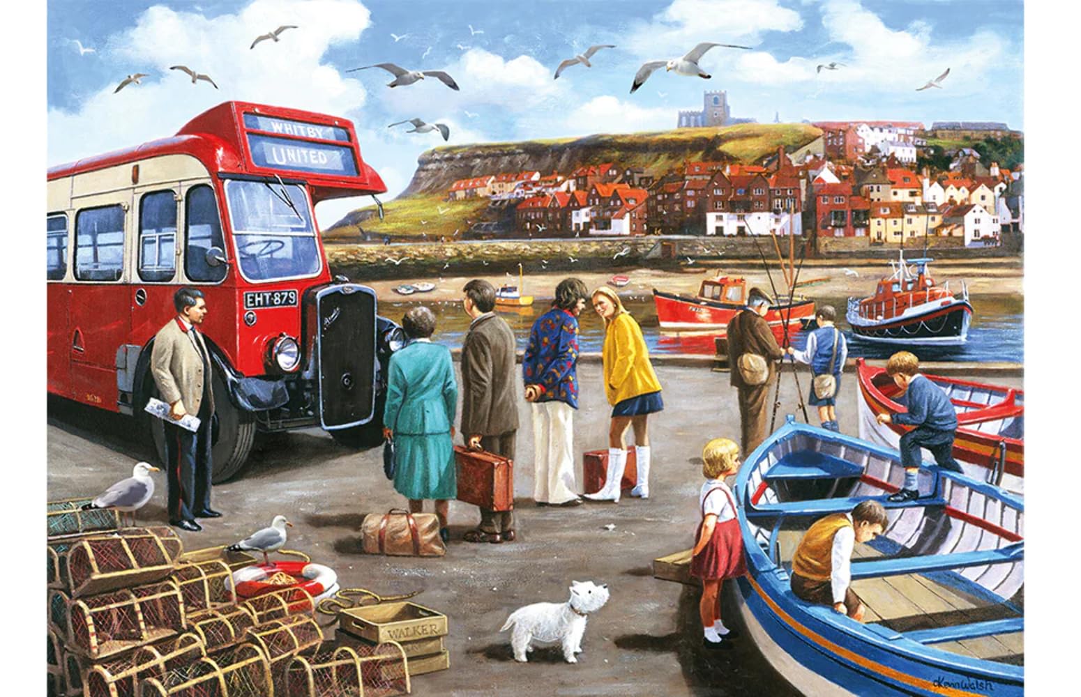 Kevin Walsh Nostalgia Collection 'Whitby' 1000 Piece Jigsaw Puzzle