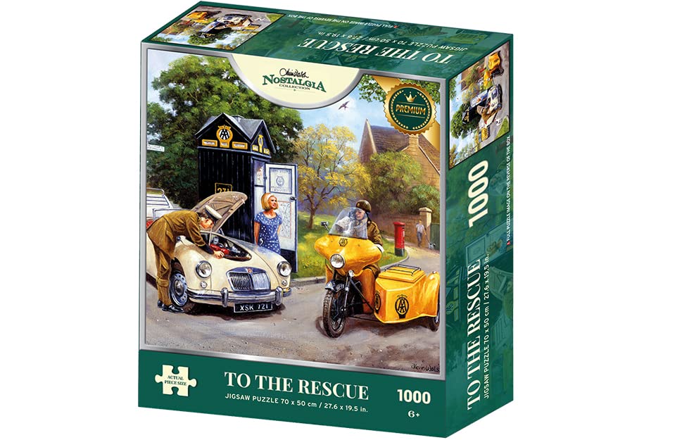 Kevin Walsh Nostalgia K33024 To The Rescue - Rompecabezas de rompecabezas (1000 piezas