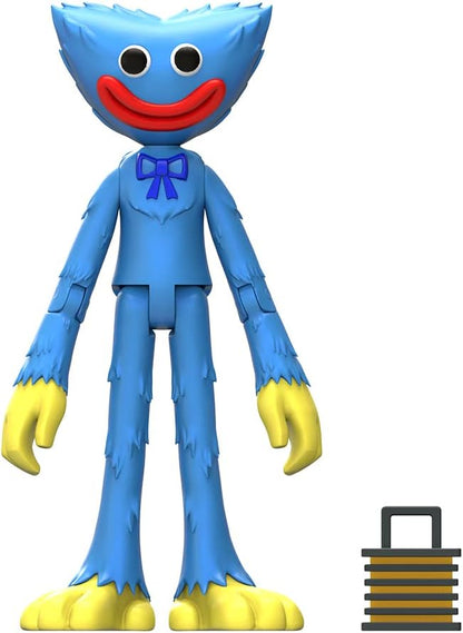 Poppy Playtime - Smiling Huggy Wuggy Action Figure (5" Posable Figure, Series 1)  Box