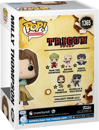 Funko POP! Animation: Trigun - Milly Thompson - Collectable Vinyl Figure - Gift Idea - Official Merchandise - Toys for Kids & Adults - Anime Fans - Model Figure for Collectors and Display