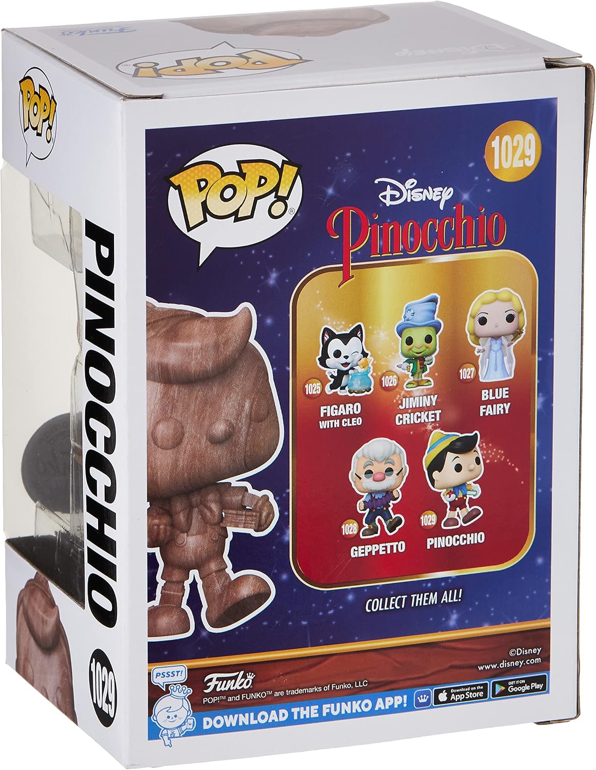 Funko Pop! Disney: Pinocchio - Pinocchio (Wood) (Special Edition) #1029 Vinyl Figure