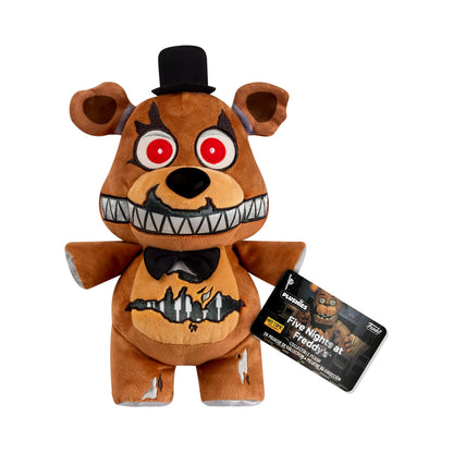 Funko Plush: Five Nights At Freddy's (FNAF) - Nightmare Freddy Fazbear - (CL 10") - Collectable Soft Toy - Birthday Gift Idea - Official Merchandise - Stuffed Plushie for Kids and Adults