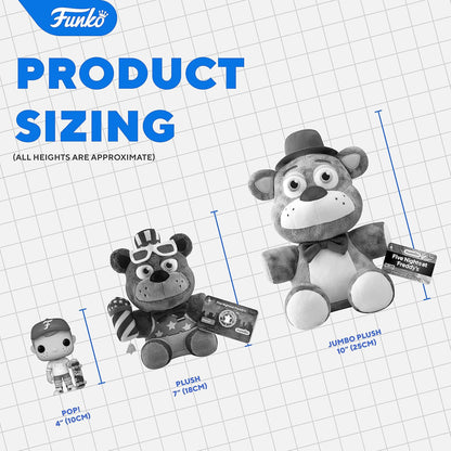 Funko Plush: Five Nights At Freddy's (FNAF) - Nightmare Freddy Fazbear - (CL 10") - Collectable Soft Toy - Birthday Gift Idea - Official Merchandise - Stuffed Plushie for Kids and Adults