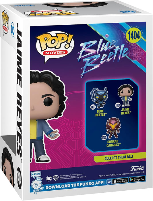 Funko POP! Movies: DC - Blue Beetle - Jaime Reyes - Collectable Vinyl Figure - Gift Idea - Official Merchandise - Toys for Kids & Adults - Movies Fans - Model Figure for Collectors and Display