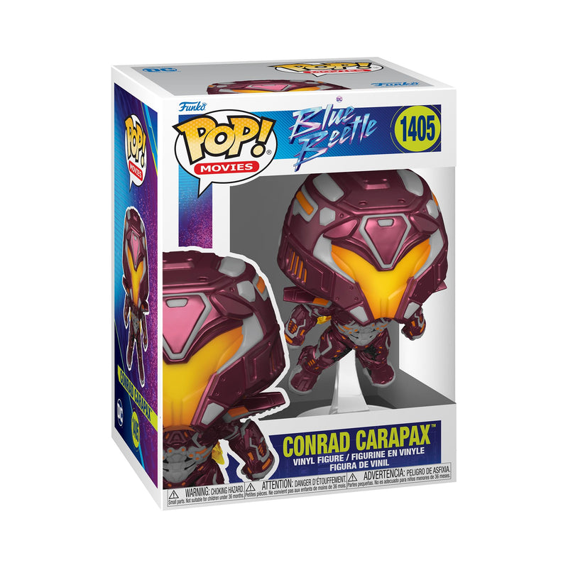 Funko POP! Movies: DC - Blue Beetle - Carapax - Collectable Vinyl Figure - Gift Idea - Official Merchandise - Toys for Kids & Adults - Movies Fans - Model Figure for Collectors and Display