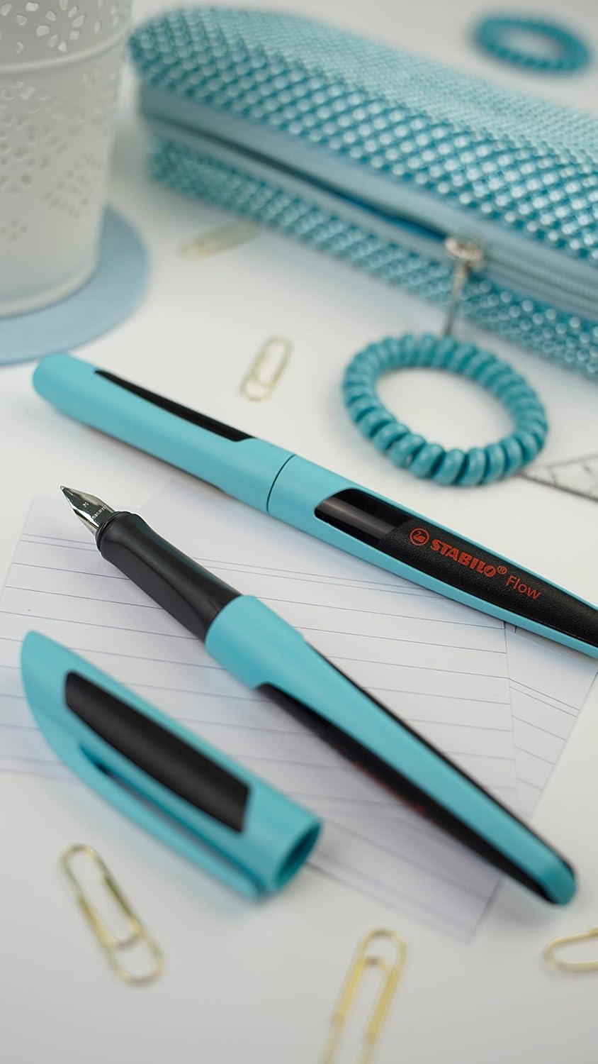Fountain Pen - STABILO Flow - SPORTY - Puristblue/Black
