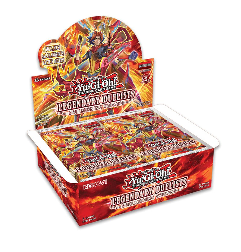 Konami YU-Gi-Oh! TCG - Legendary Duelists: Soulburning Volcano Booster Pack Display (36 Boosters