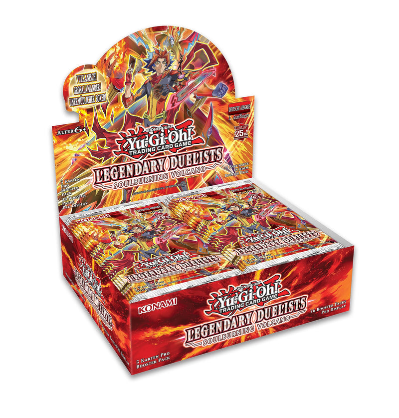 Yu-Gi-Oh! Trading Card Game Soulbourning Volcano Display, 1. Auflage, Deutsche Ausgabe