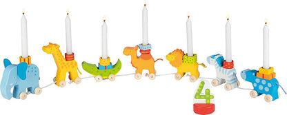 Goki 60726 Caravana de cumpleaños Remote Control Vehicles, Multi-Coloured (Multi-Coloured)