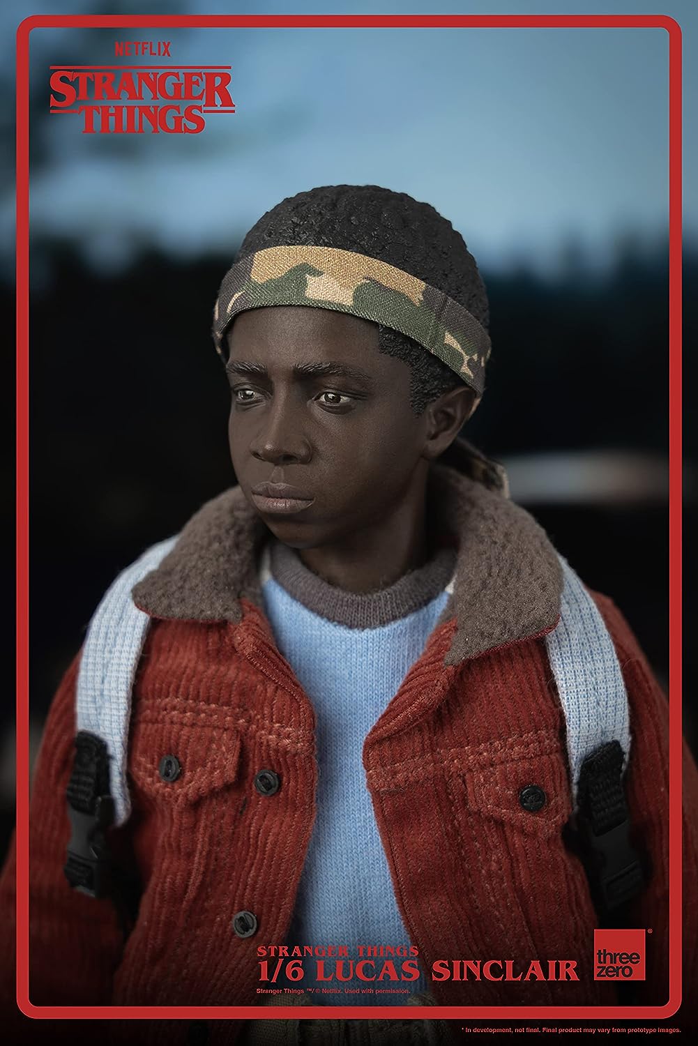 ThreeZero - Stranger Things - Lucas Sinclair 1/6 Scale Figure (Net)
