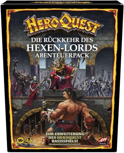 My little Pony Hasbro Avalon Hill HeroQuest The Return of the Witch Lord Adventure Pack, Dungeon Crawler Game from 14 Years, HeroQuest Base Game Required, Multi-coloured, One Size, F4193800 ( German