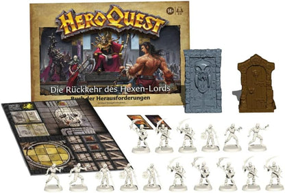 My little Pony Hasbro Avalon Hill HeroQuest The Return of the Witch Lord Adventure Pack, Dungeon Crawler Game from 14 Years, HeroQuest Base Game Required, Multi-coloured, One Size, F4193800 ( German